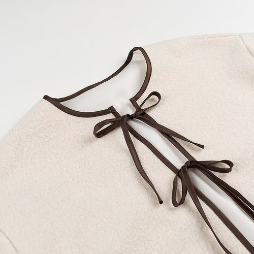 Femme Cozy Fleece Tie-Front Jakke Stilla