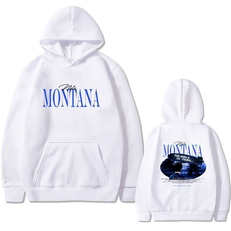 Kvinders hoodie med kreativ grafisk design og afslappet pasform Skovae