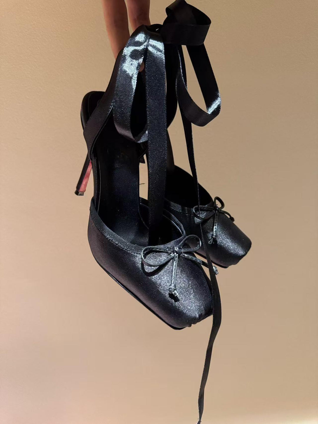 Dame Satin Balletstiletter Stilla
