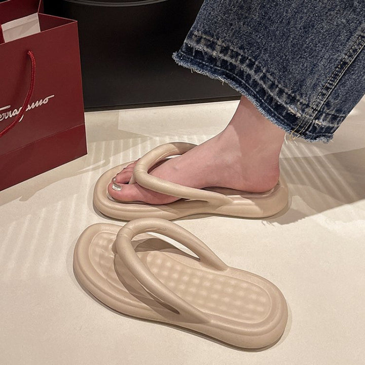 Dame Komfortable Fritidsflip-Flops med smidig design og skridsikker sål Stilla