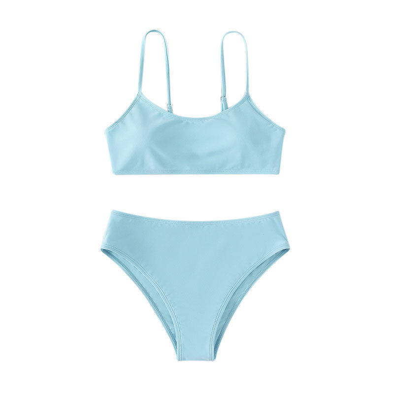 Dame Sporty Bikini-sæt med justerbare stropper og høj bund Stilla