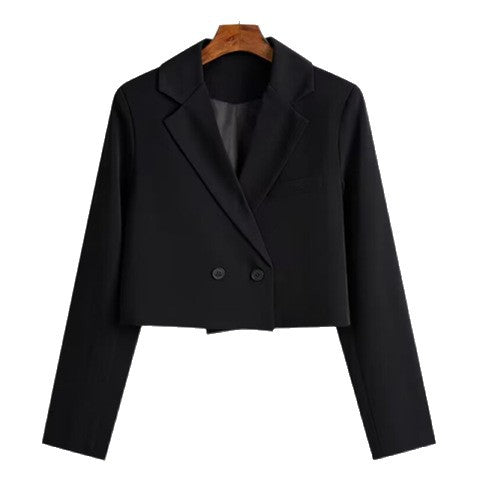 Kvinders fashionable cropped blazer jakke Stilla