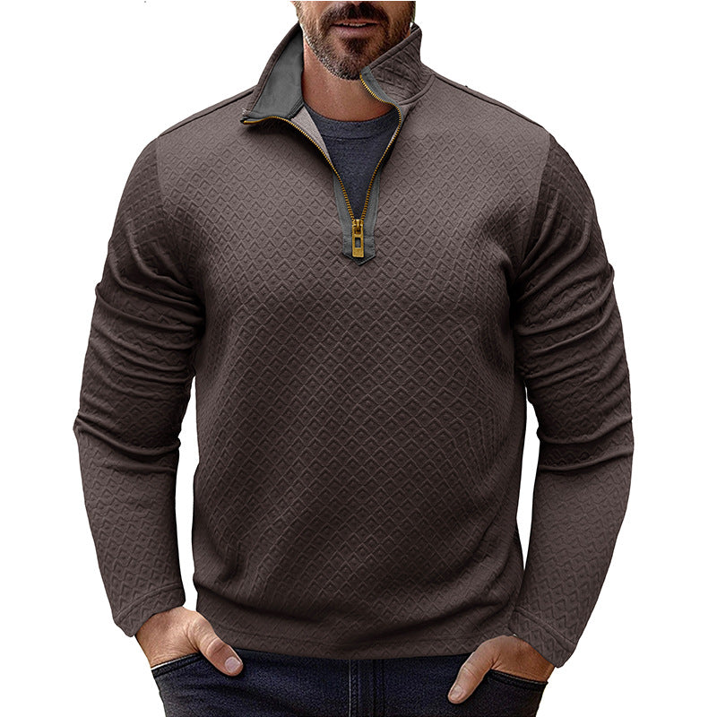 Herrer Pullover med lynlås Stilla