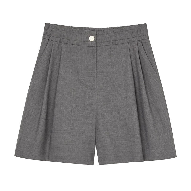 Kvinders elegante hotpants med høj talje og praktiske lommer Stilla