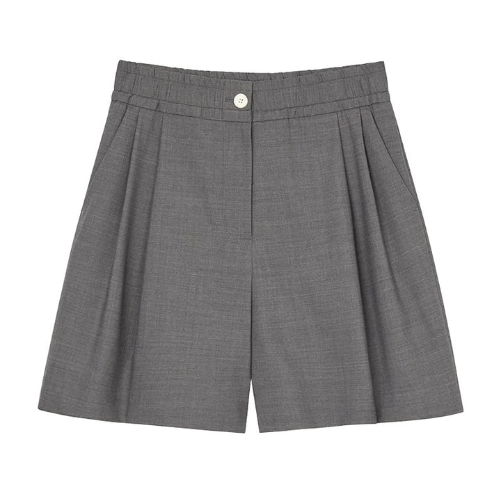 Kvinders elegante hotpants med høj talje og praktiske lommer Stilla