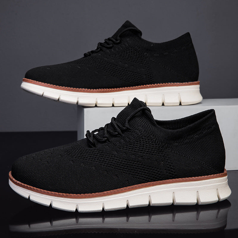 Herrer Stilfulde Lette Mesh Sneakers Stilla