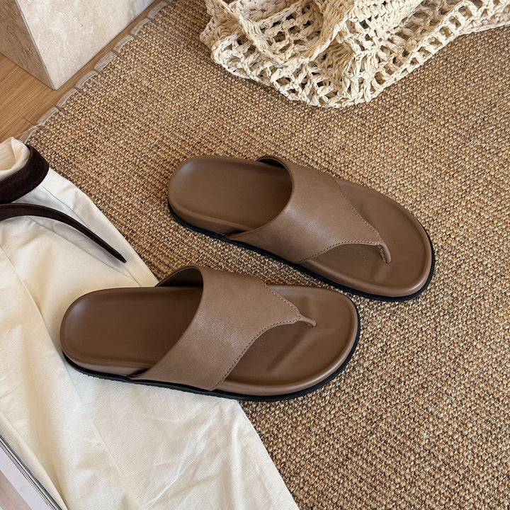 Femme Minimalist Tanga Slide Sandaler Stilla