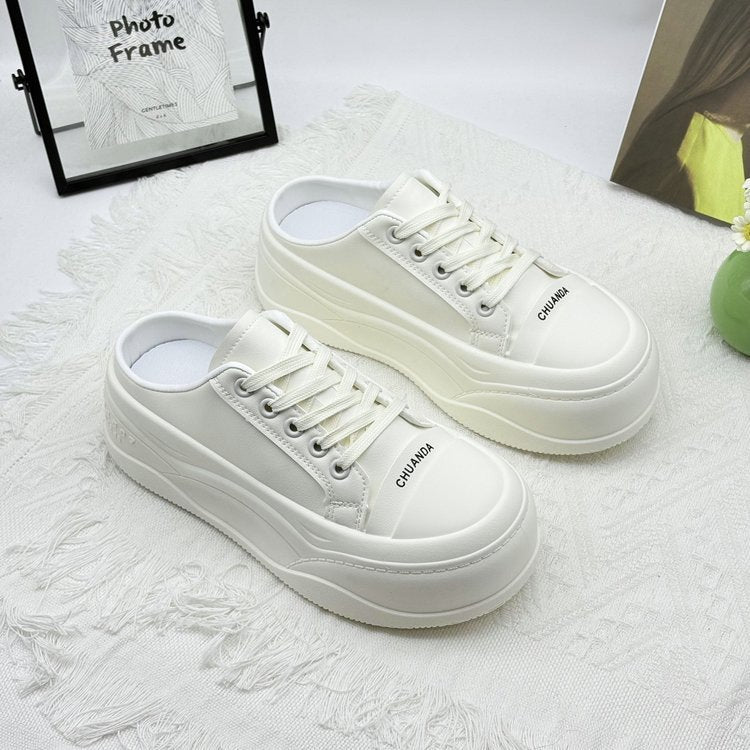 Dame Chunky Slip-On Sneakers med støddæmpende sål og åndbar overfladestruktur Stilla