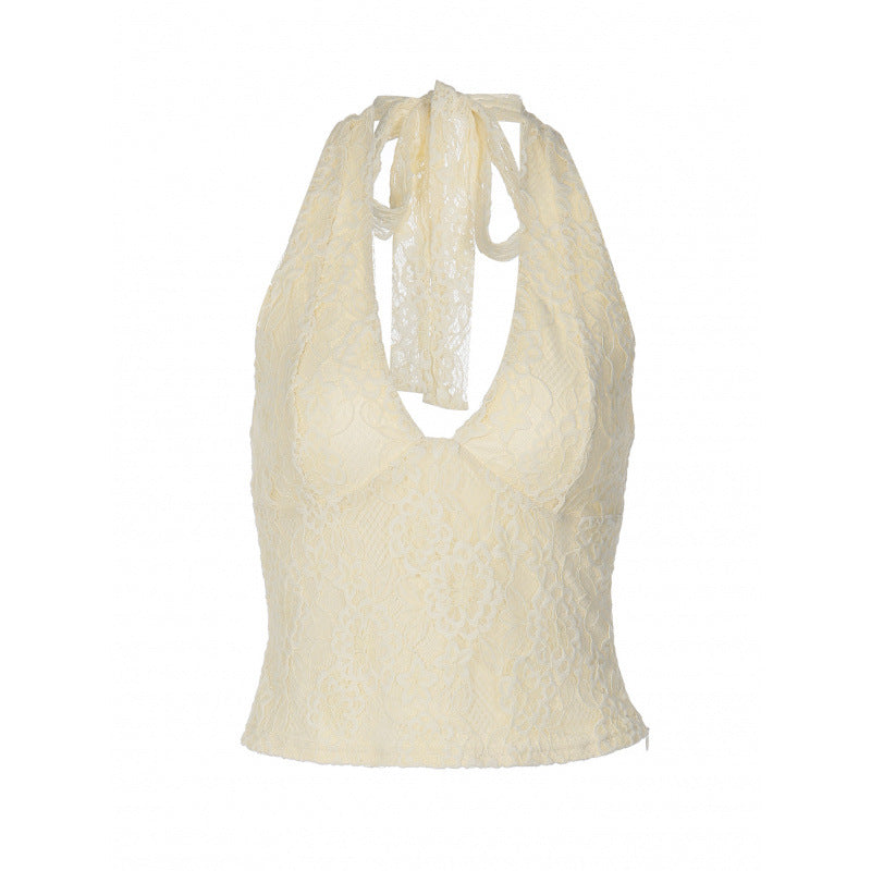 Damen Spitzen-Bustier Top Skovae