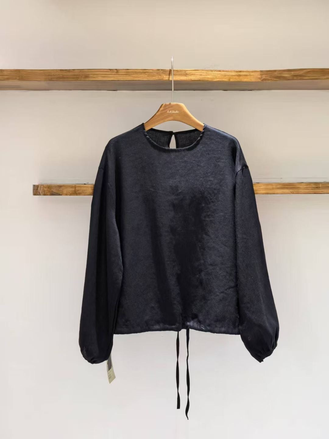 Dame Relaxed Fit Puff Ærme Bluse Stilla