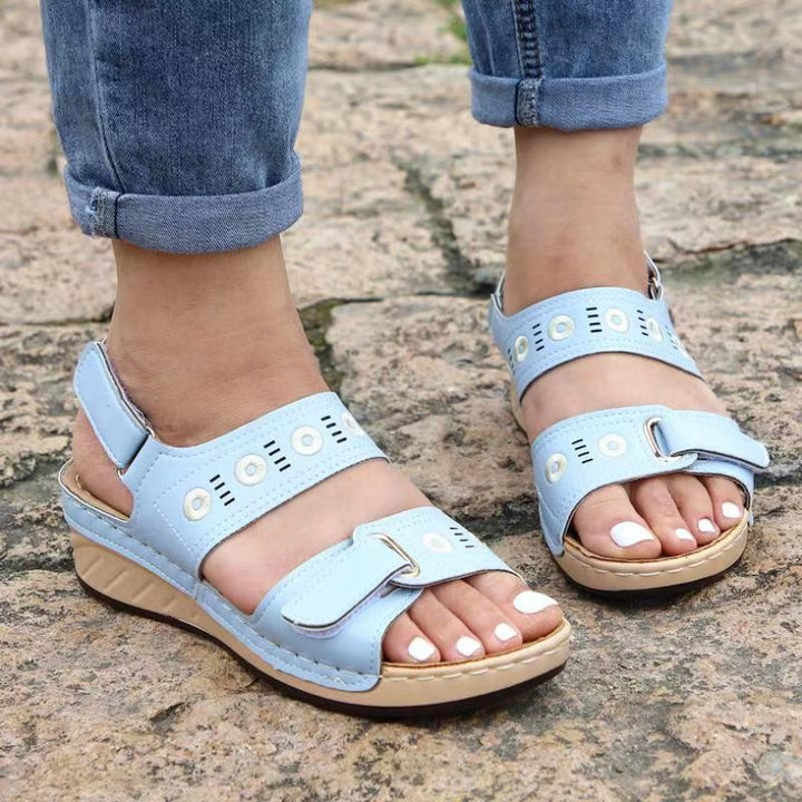 Dame komfortable wedgesandaler med justerbare remme og åndbarhed Stilla