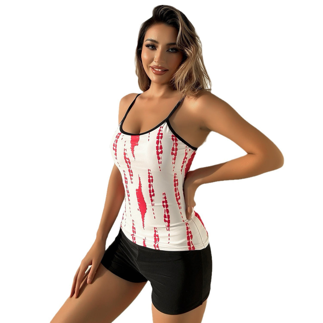 Femme svømme tanktop og shorts sæt Stilla