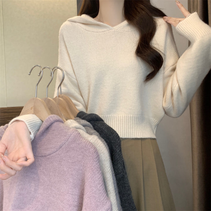 Dame Stilfuld Hoodie med Casual Fit og Struktureret Materiale Stilla
