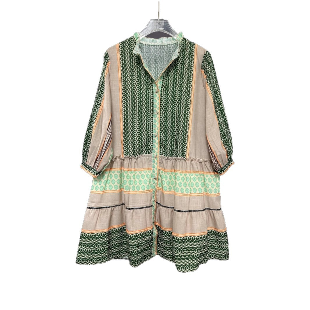 Femme Bohemian Midi Kjole Stilla