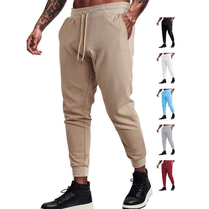 Herrer fritids-joggingbukser med åndbar struktur og justerbar talje Stilla