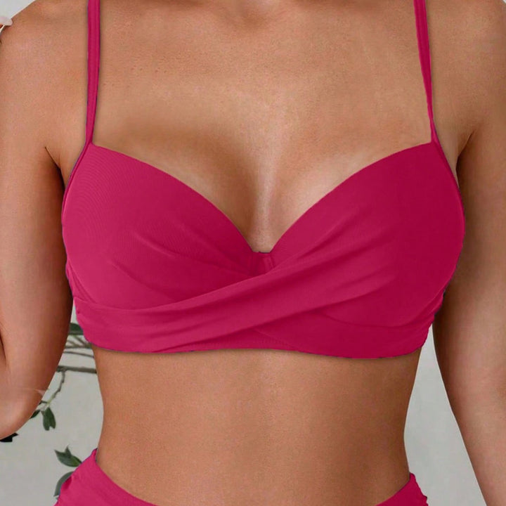 Dame bikini-sæt med polstret top og dekorativ stjerne-detail Skovae