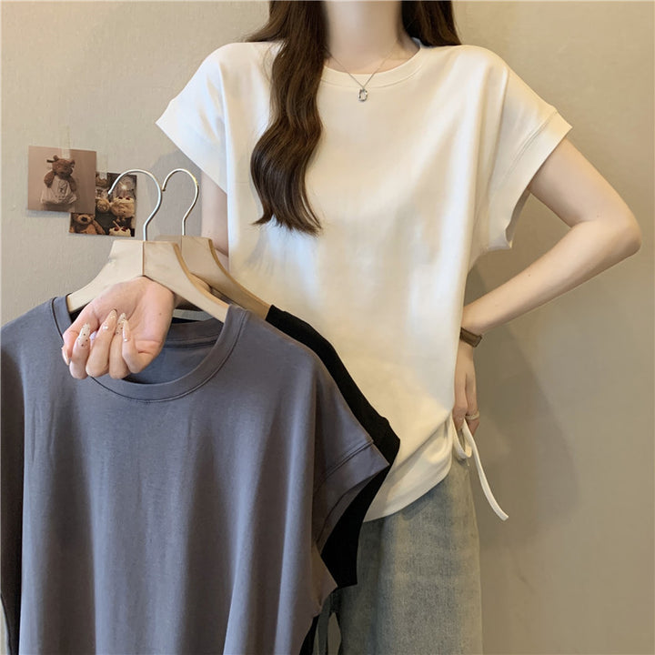 Femme Afslappet Fit Knot Tee Stilla