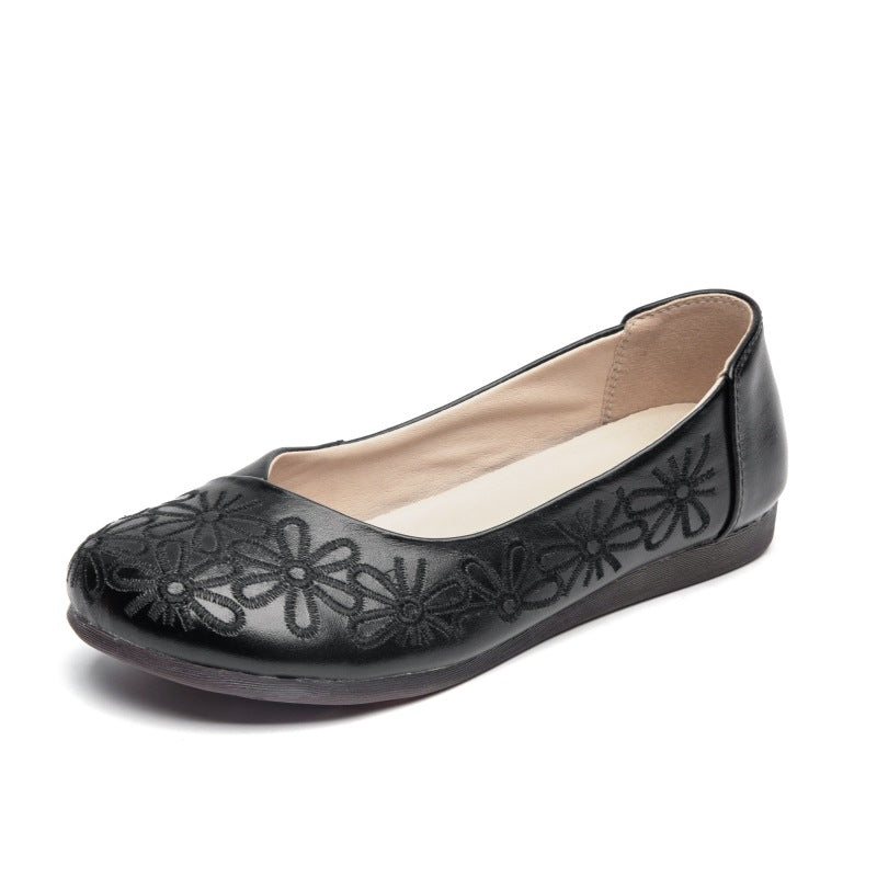 Dame Floral Bestickede Ballerinas Stilla