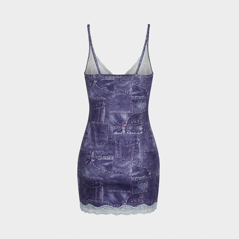 Dame Crop-Top og Mini nederdel sæt Skovae