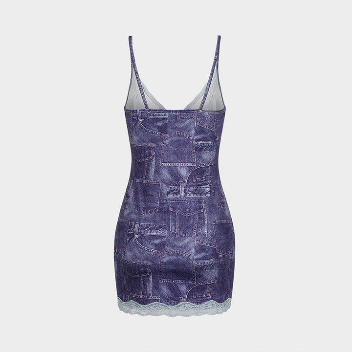 Dame Crop-Top og Mini nederdel sæt Skovae