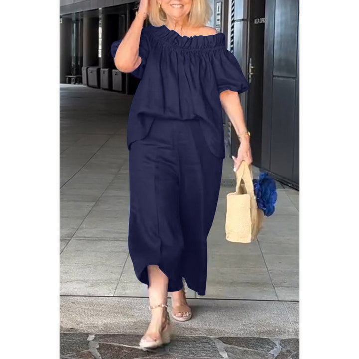 Dame luftig sommerbluse i boho-stil Stilla