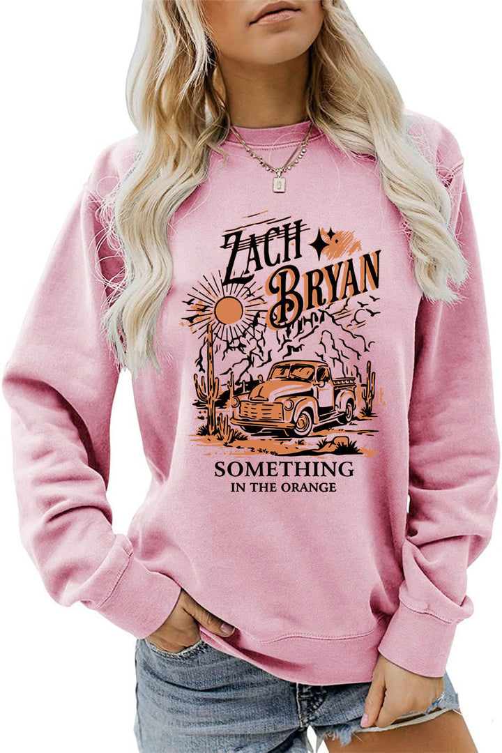 Kvinders sweatshirt med inspirerende vintage lastbil design Stilla