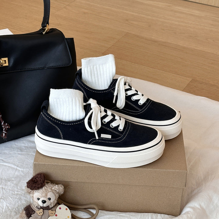 Kvinder Fritids Snøreplade Sneakers Stilla