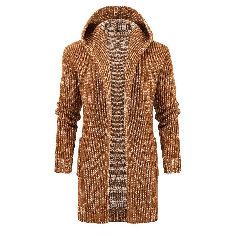 Femme Cozy Strikcardigan med hætte Stilla