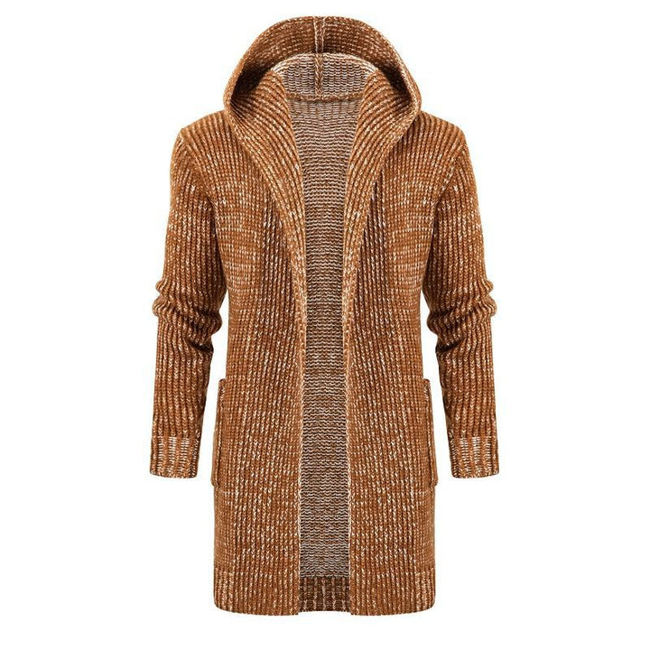 Femme Cozy Strikcardigan med hætte Stilla
