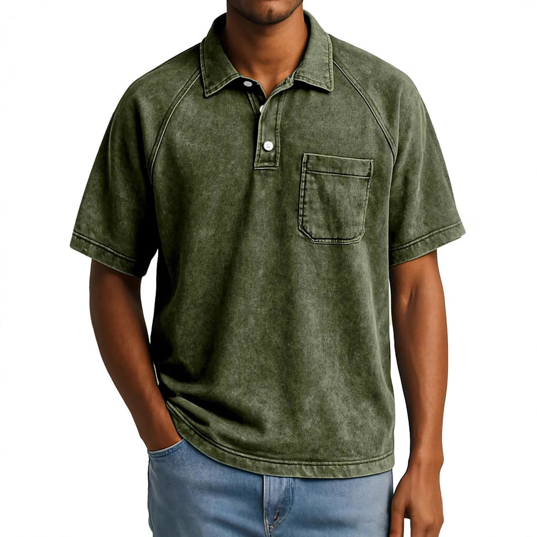 Herrer Fritid Vintage Polo Shirt Stilla