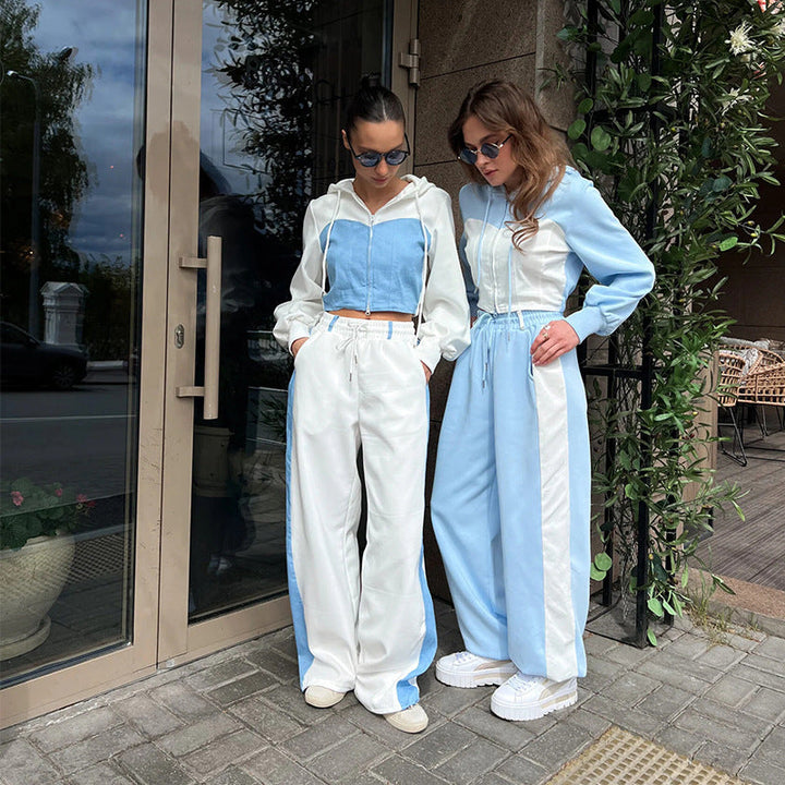 Stilla | Stilfuld Cardigan Hat Tracksuit To-dels Sæt