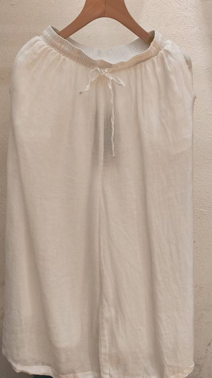 Femme Letvægts Høj Talje Afslappet Fit Culottes Stilla
