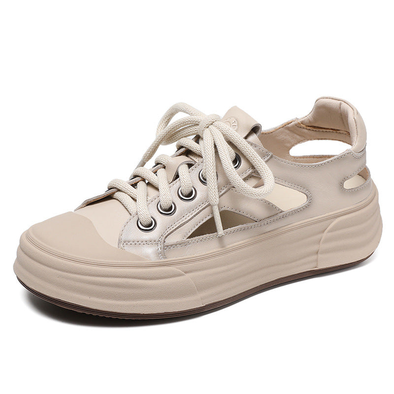 Kvinder Åndbar Snøre-Chunky-Sneakers Stilla