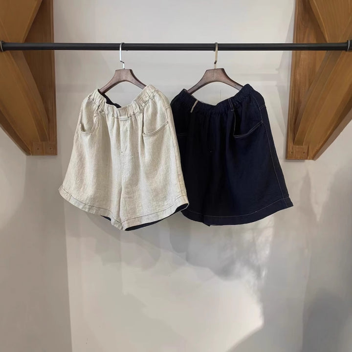 Femme Letvægts Casual Snøre Shorts Stilla