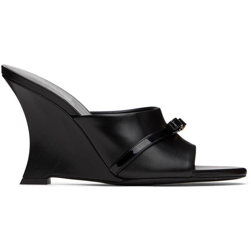 Dame High-Wedge Slide Sandaler med elegant sløjfedetalje Stilla