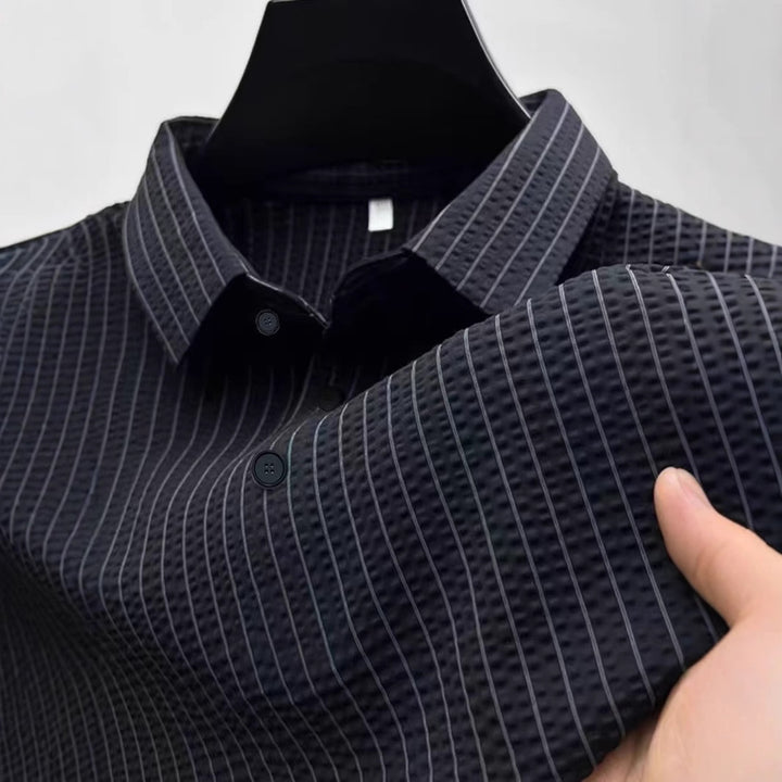 Herre struktureret Performance Polo Stilla
