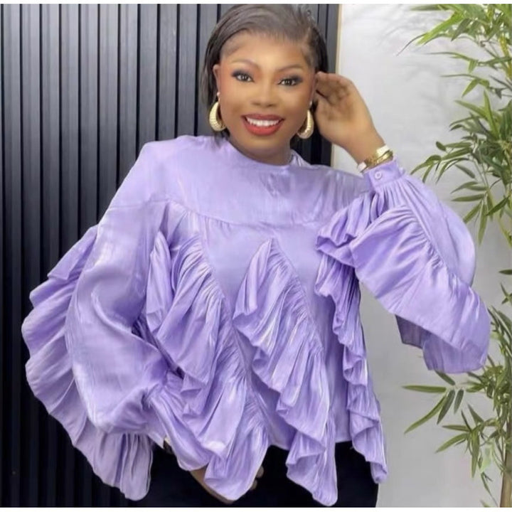 Femme Rynk Chiffon Bluse Stilla