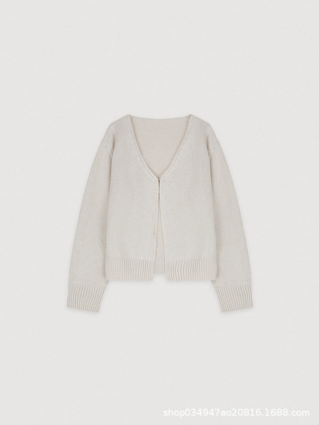 Kvinders komfortable og elegante strikket cardigan Stilla