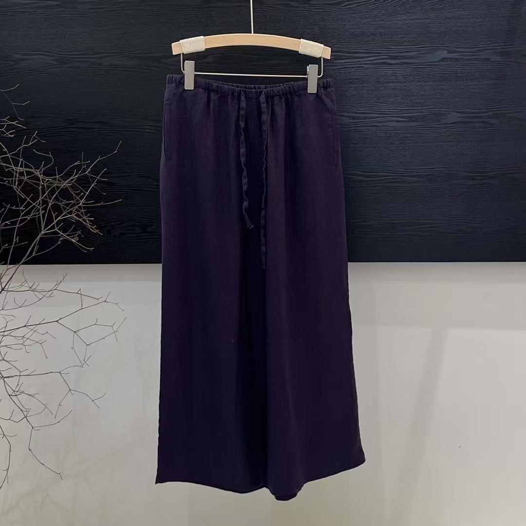 Femme Bred Linnedragt med elastisk linning Stilla
