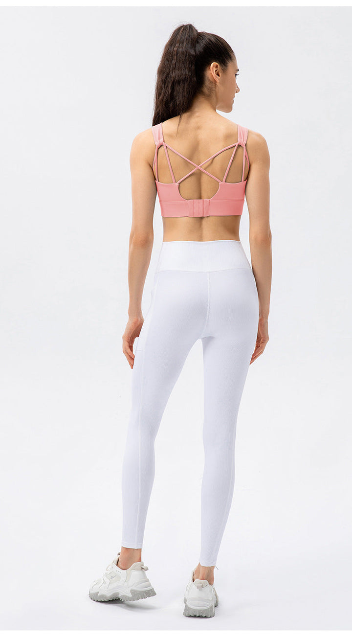Stilla | Strength One Piece Sports Bra Fastkopplende Yoga Vest Med Spænde Og Stødabsorption for Kvinder