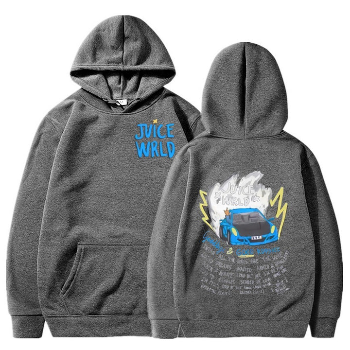 Kvinders hoodie med livligt graffiti-design og behagelig pasform Skovae