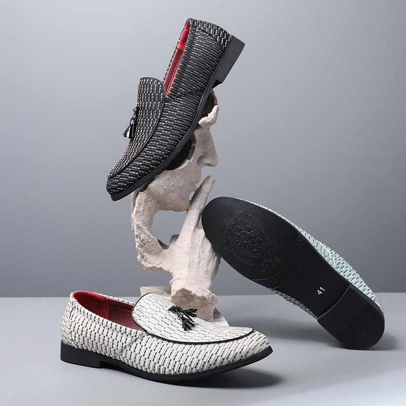 Herrer Stilfulde Kwast Slip-ons Stilla