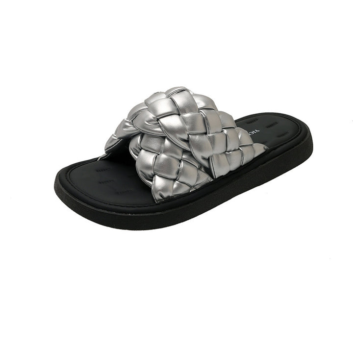 Femme Vævde Slide Sandaler Stilla