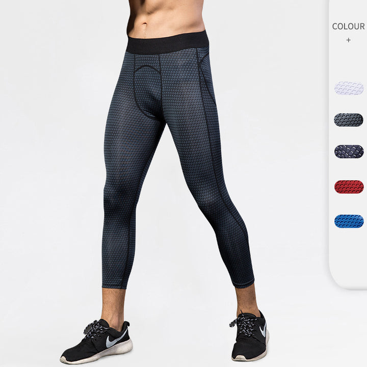 Herrer kompressions leggings med åndbar og fugtighedsregulerende teknologi Stilla