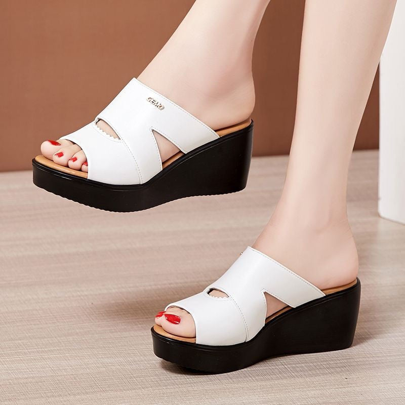 Dame platform-sandaletter med elegant remdesign og dæmpende fodseng Stilla