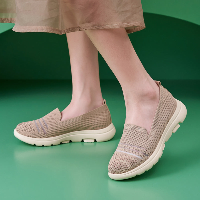Damer Bequem Slip-On Sneakers med åndbart overmateriale og dæmpende sål Stilla