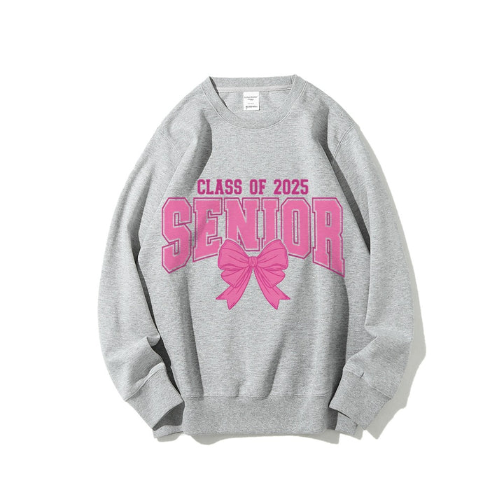 Kvinders sweatshirt med eksamensår og dekorativ sløjfe design Stilla
