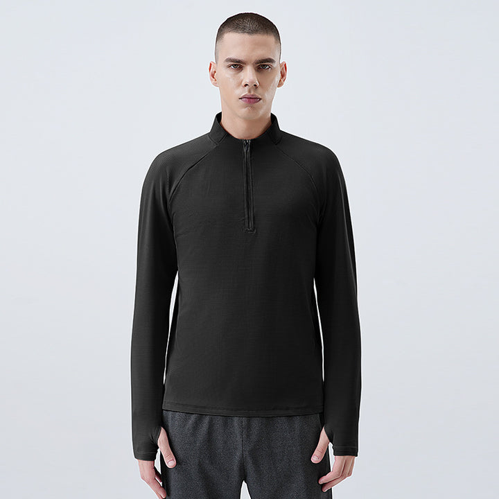 Herre funktionsshirt med ståkrave Stilla