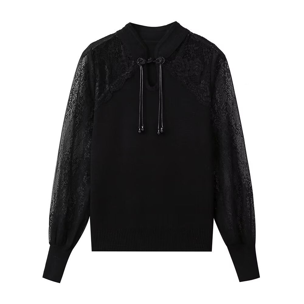 Femme Chic Spids-Detail Pullover Stilla