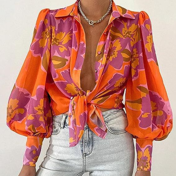 Kvindernes bluse med leopardmønster og casual fit Stilla